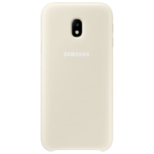 Husa de protectie Samsung Dual Layer Cover pentru Galaxy J Auriu Klap ro