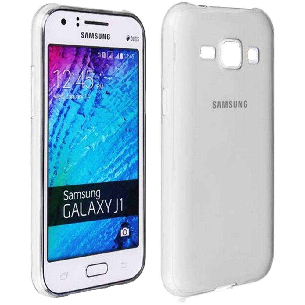 Husă de protecție Samsung pentru Galaxy J1 2015, Alb