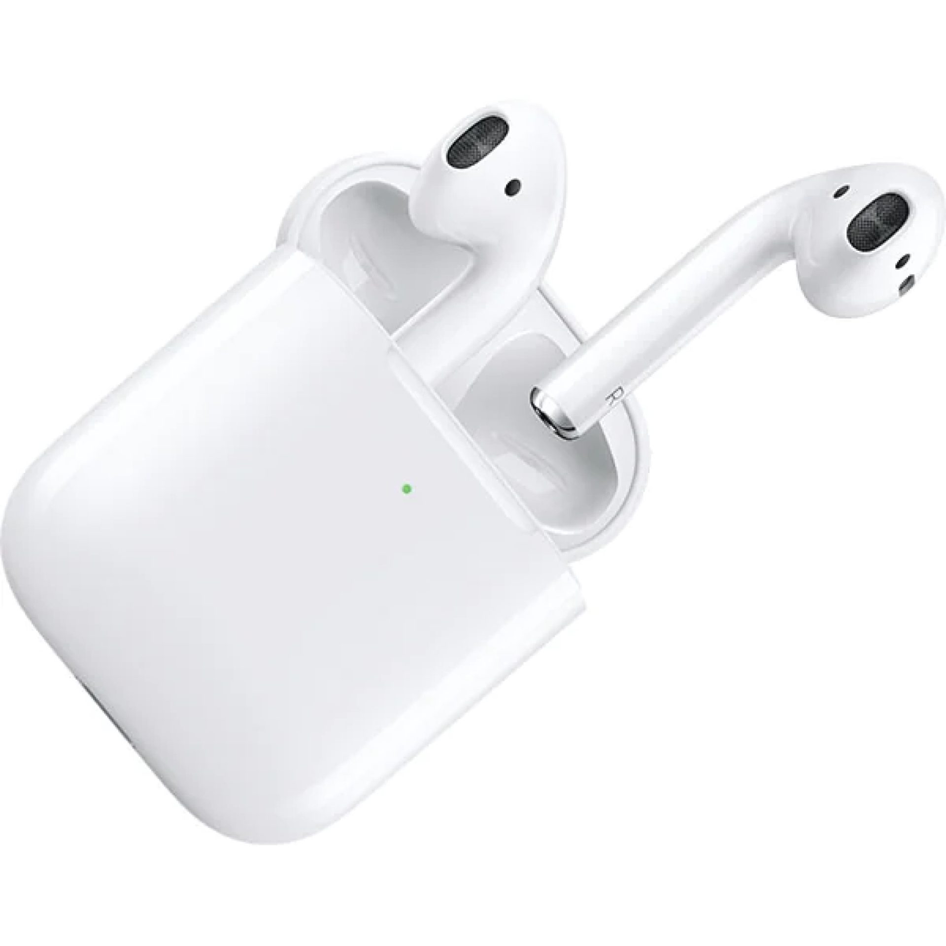 Căști Apple AirPods 2 In-Ear, Microfon, Carcasă cu încărcare Wireless, Alb