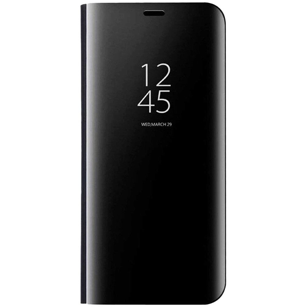 Husa de protectie Clear View pentru Samsung Galaxy A21s, Negru