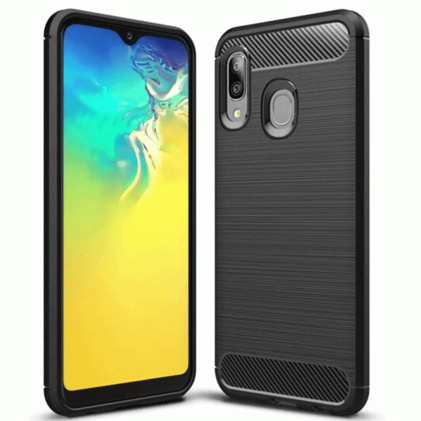 Husa de protectie Samsung Galaxy Ae TPU Carbon Negru
