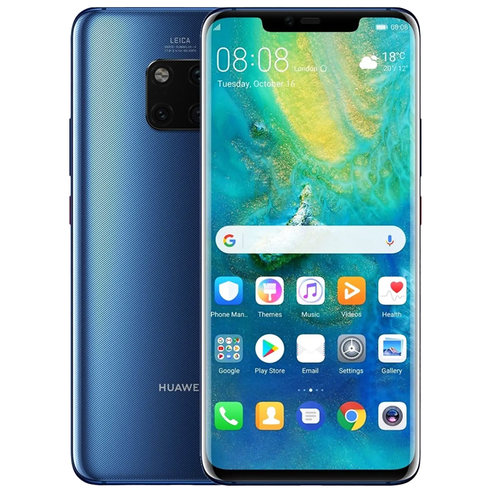 Telefon mobil Huawei Mate 20 Pro, Single SIM 128GB, Midnight Blue