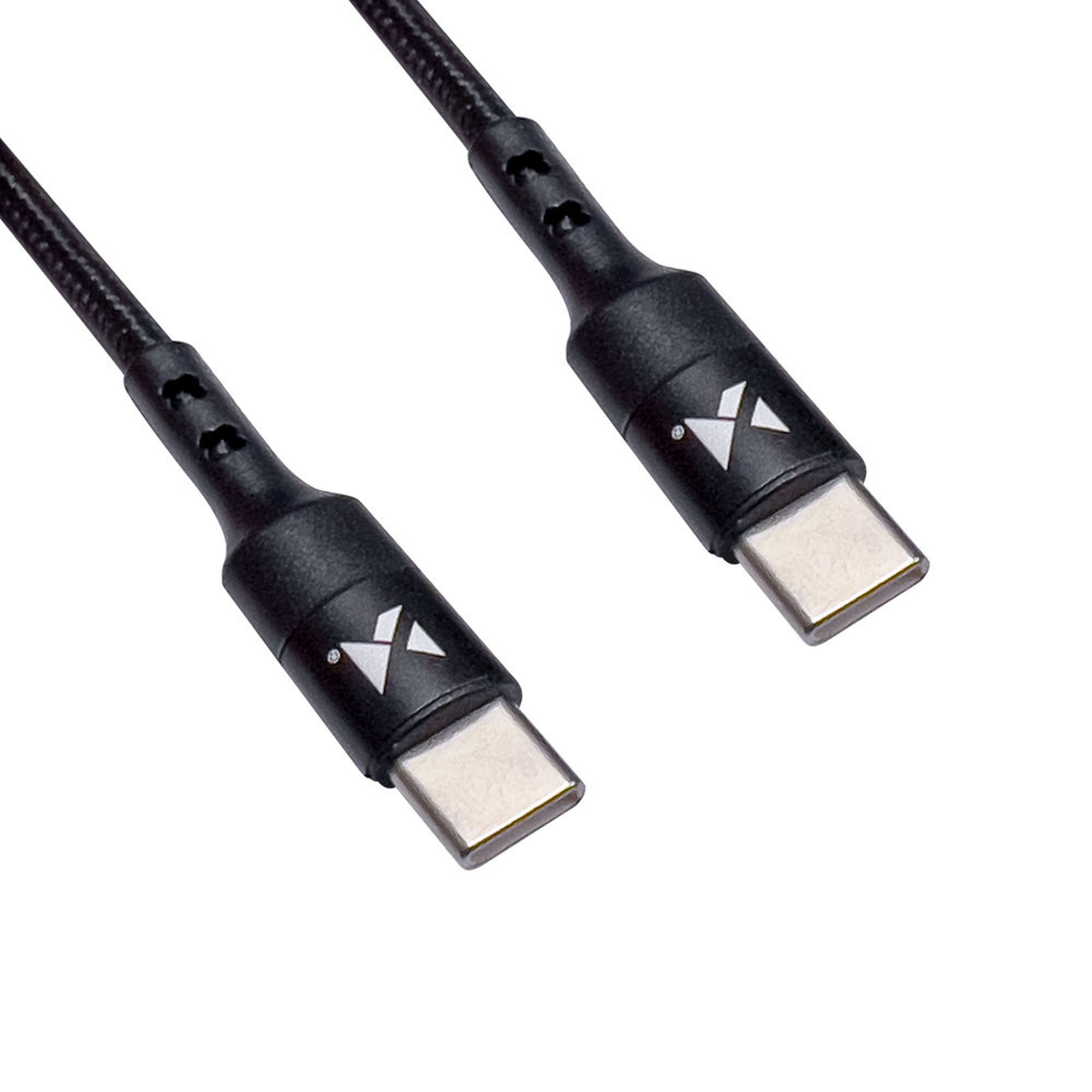 Cablu de date Wozinsky WUC-PD-CC1B, USB Type C- USB Type C, 18W, 2m, Negru