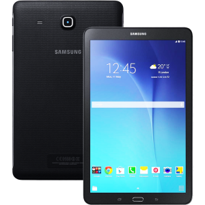samsung galaxy tab e metalic black klap
