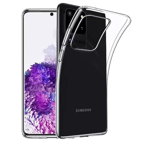 Husă Ultra Clear compatibila cu Samsung Galaxy S20 Ultra, TPU, 0.5mm, Transparent