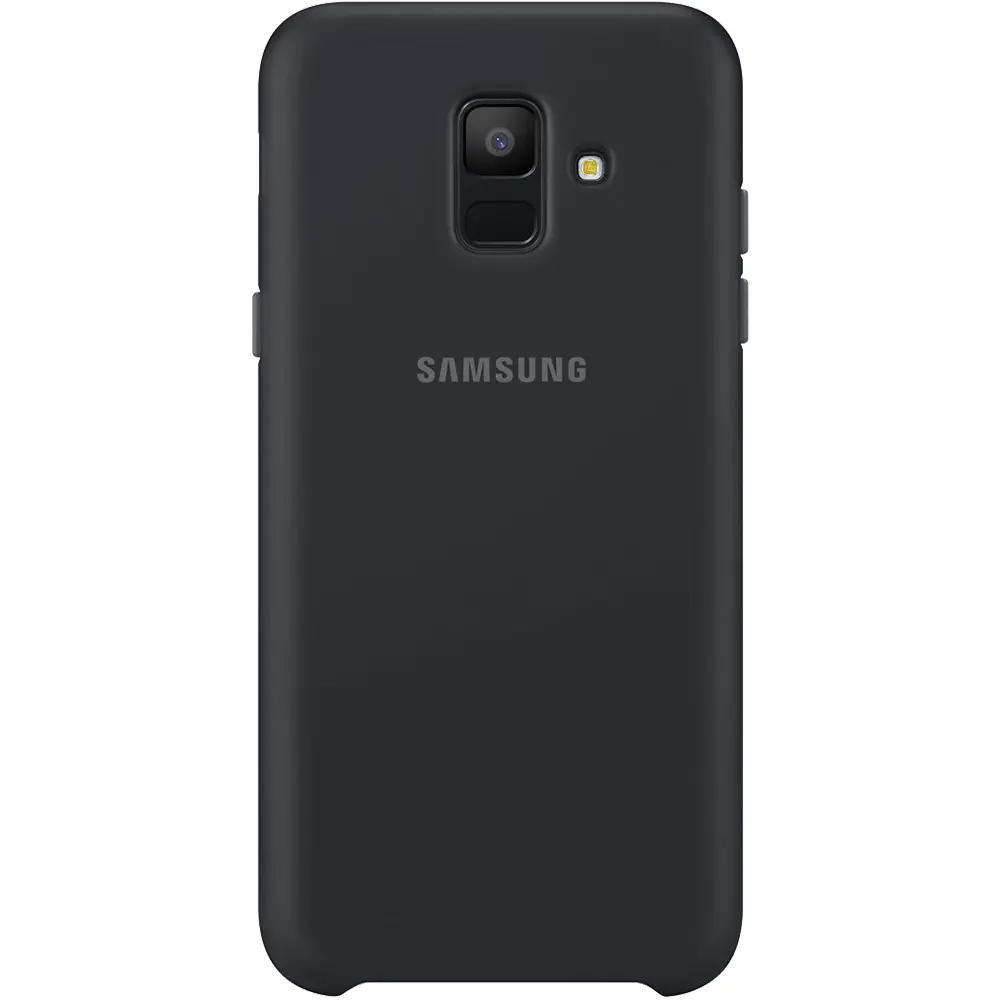 Husa tip Samsung Dual Layer Cover pentru Samsung Galaxy A6 (2018) – Negru