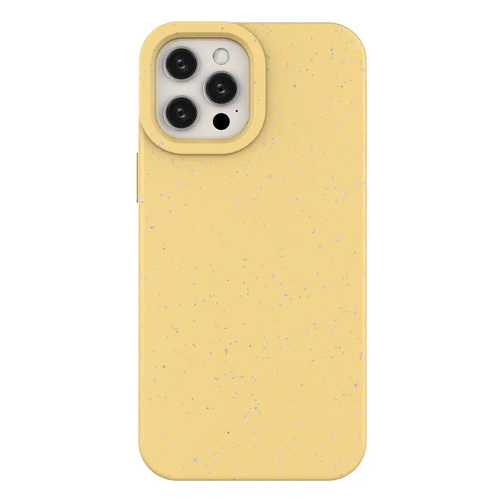 Husă biodegradabila pentru iPhone 12 Pro, Galben