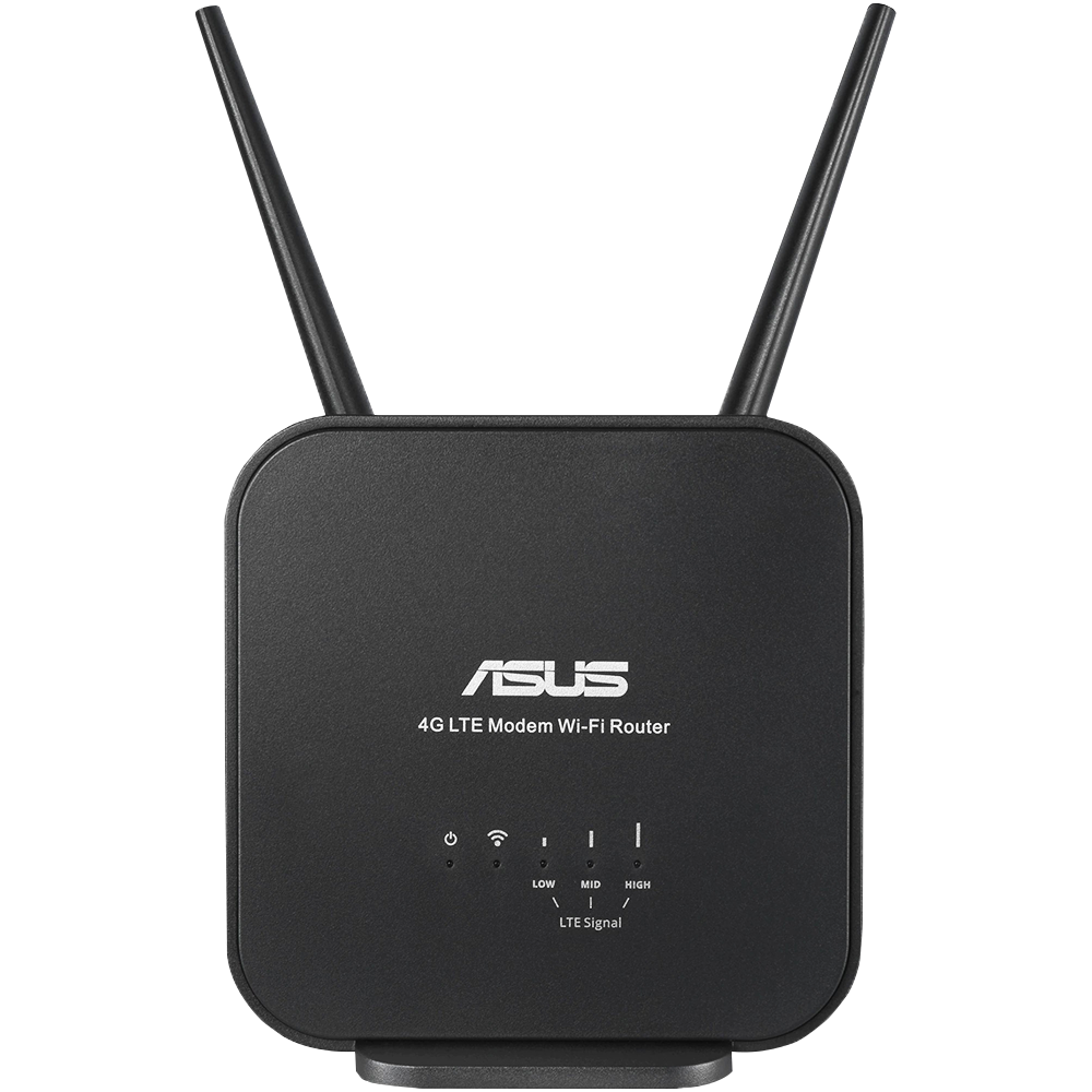 Router wireless ASUS 4G-N12, N300 LTE, Sim