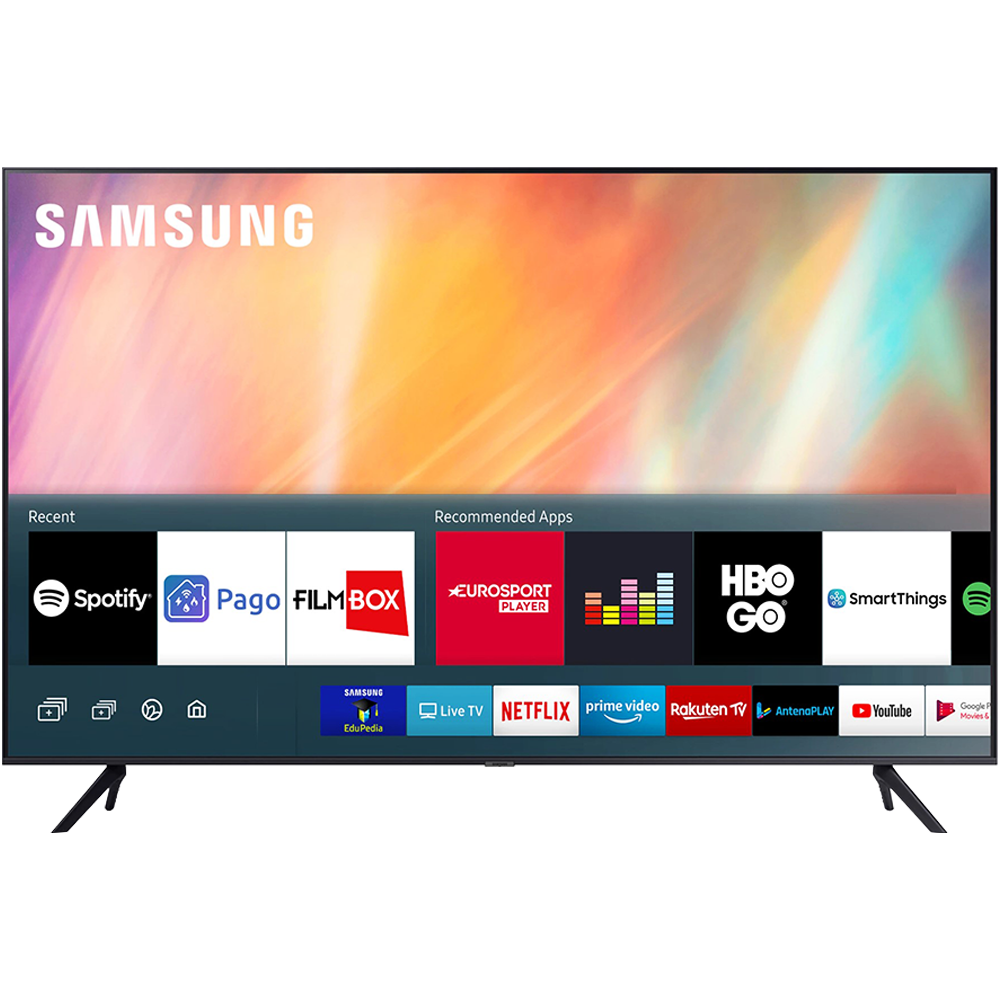 Televizor Samsung 55AU7172, 138 cm, Smart, 4K Ultra HD, LED, Negru, Clasa G A+