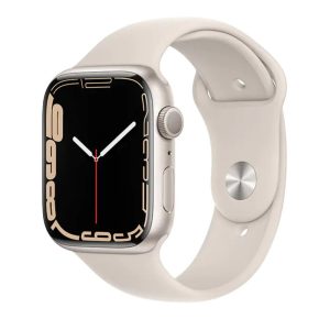 ceas apple watch series starlight aluminium case starlight sport band klap