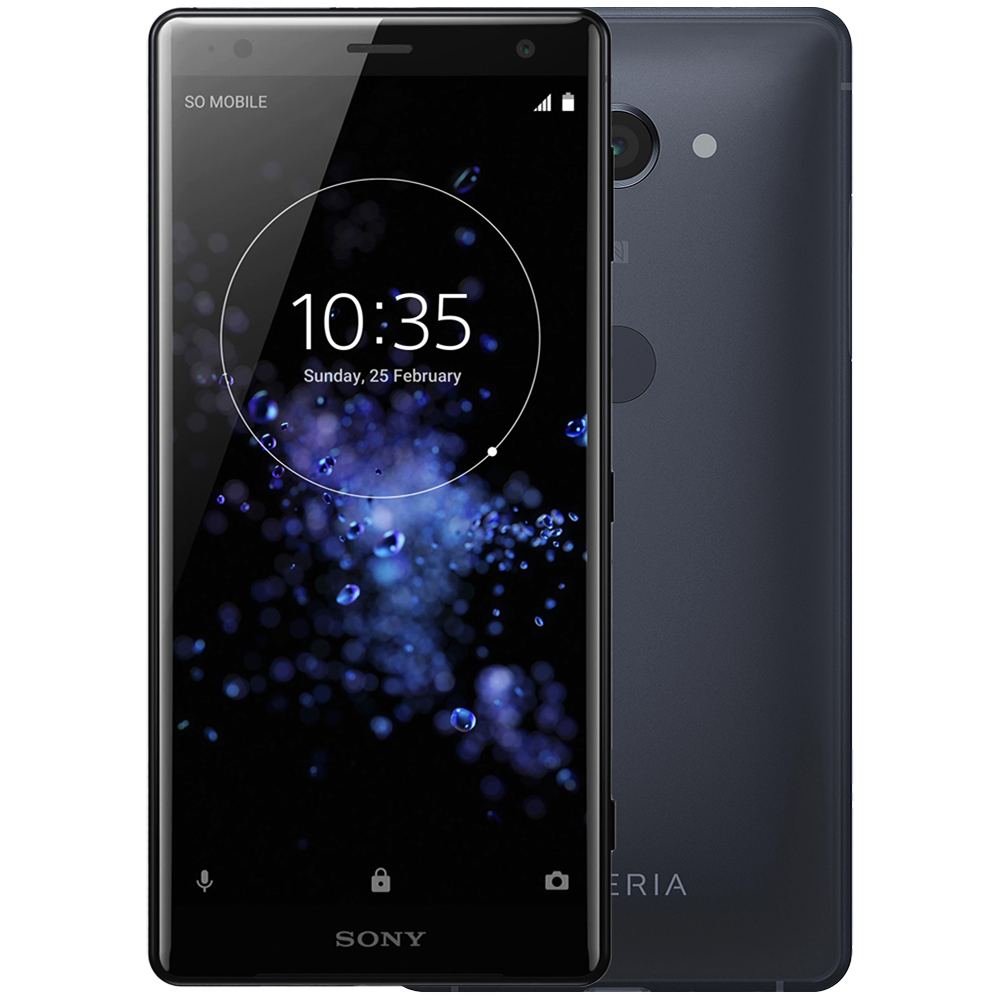 Telefon mobil Sony Xperia XZ2 64GB, Liquid Black - Klap