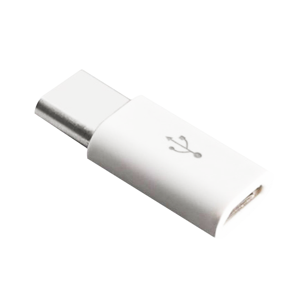 Adaptor Micro USB la USB tip C Data Sync Charge, Alb