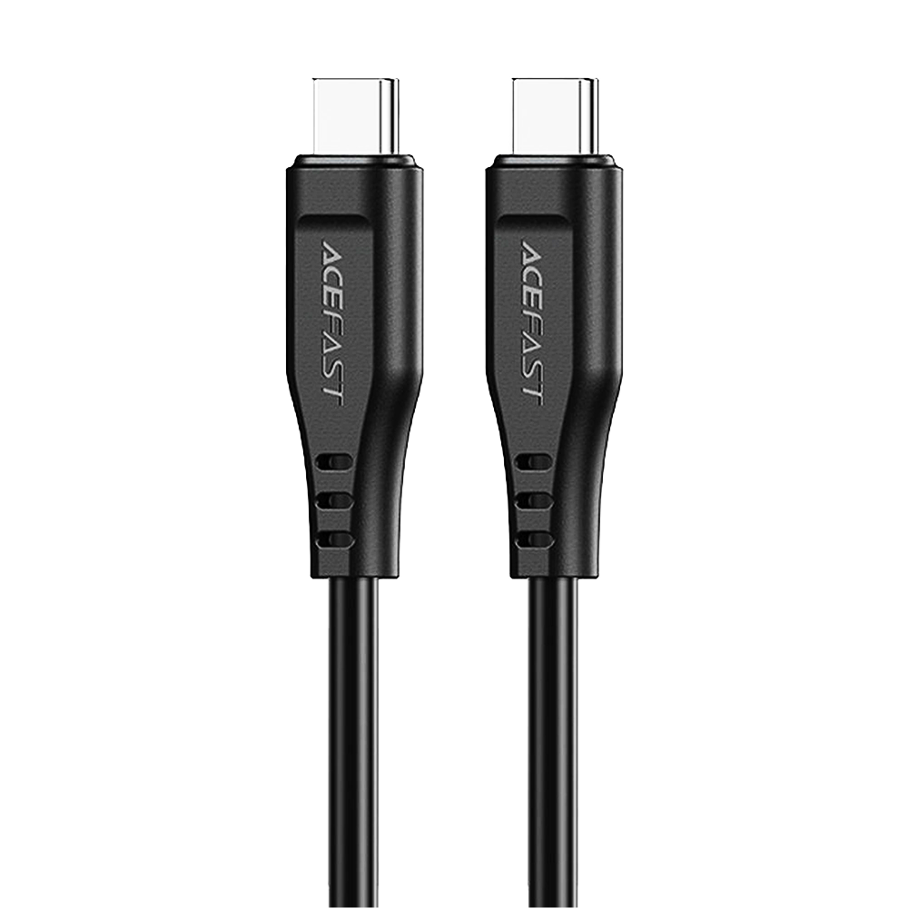 Cablu de date Acefast , USB Type C – USB Type C, 3A, 1.2m, Negru