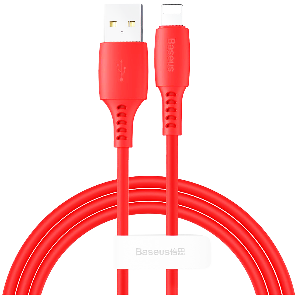 Cablu de date Baseus, USB – Type-C, 2.4A, 1.2m, Rosu