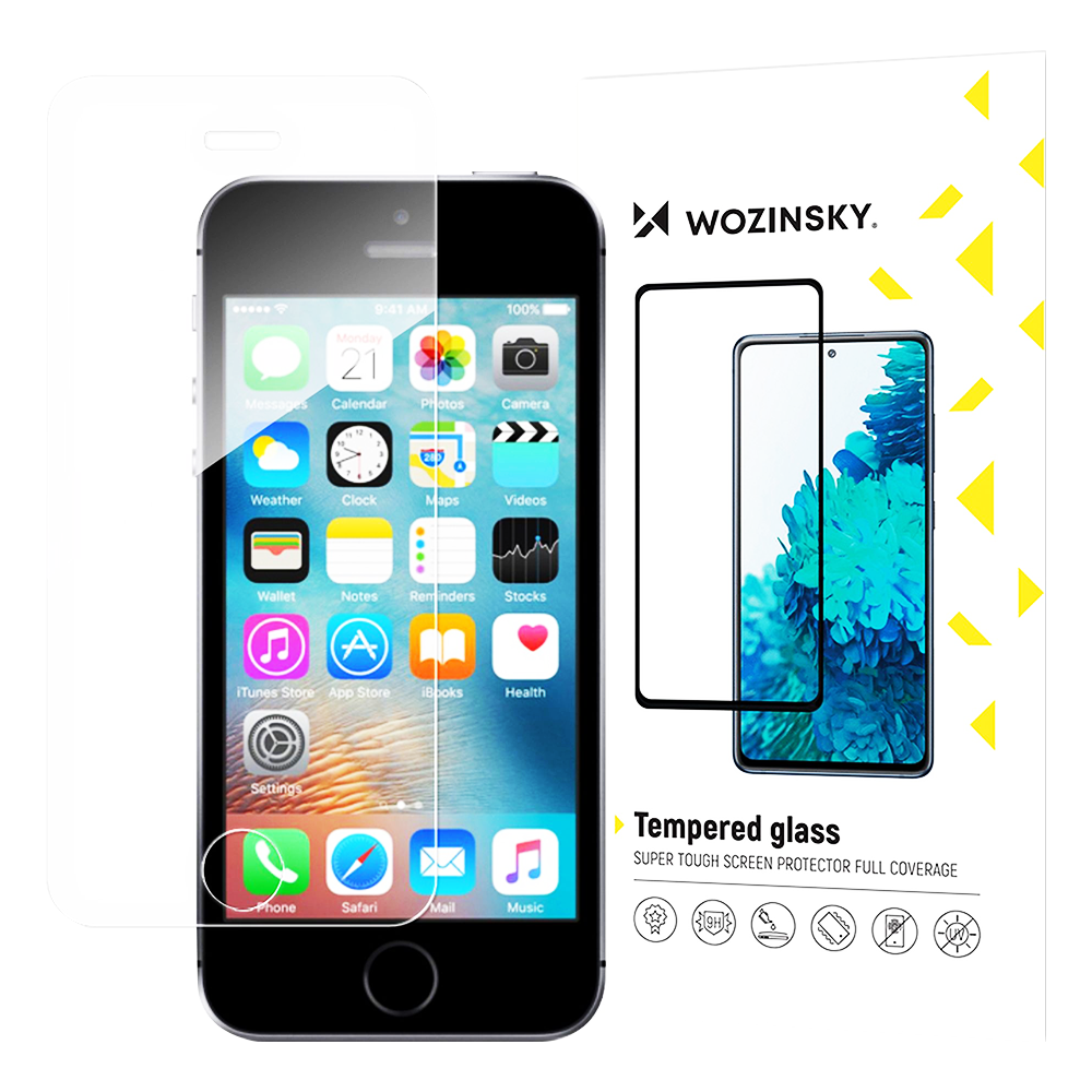 Folie de protecție pentru ecran din sticlă securizată WOZINSKY 9H PRO+ iPhone SE 2022 / SE 2020 / iPhone 8 / iPhone 7 / iPhone 6S / iPhone 6