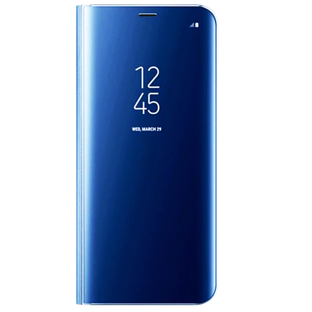 Husa Clear View pentru Huawei P Smart (2019), Albastru