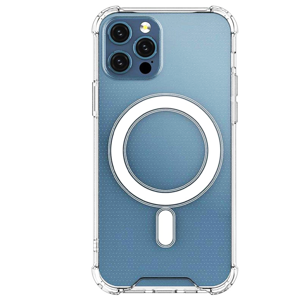 Husa de protectie Magnet MagSafe pentru iPhone 13 Pro, Transparent