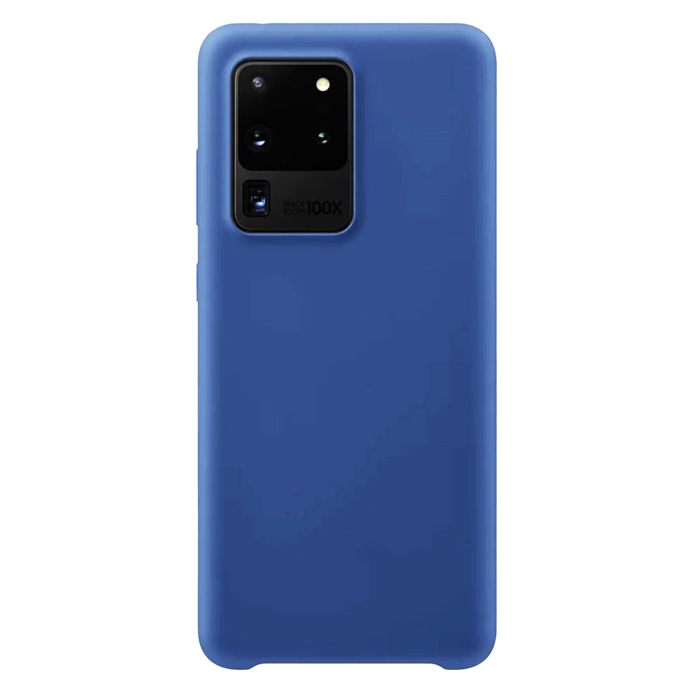 Husa de protectie din silicon pentru Samsung Galaxy S20 Ultra, Albastru inchis