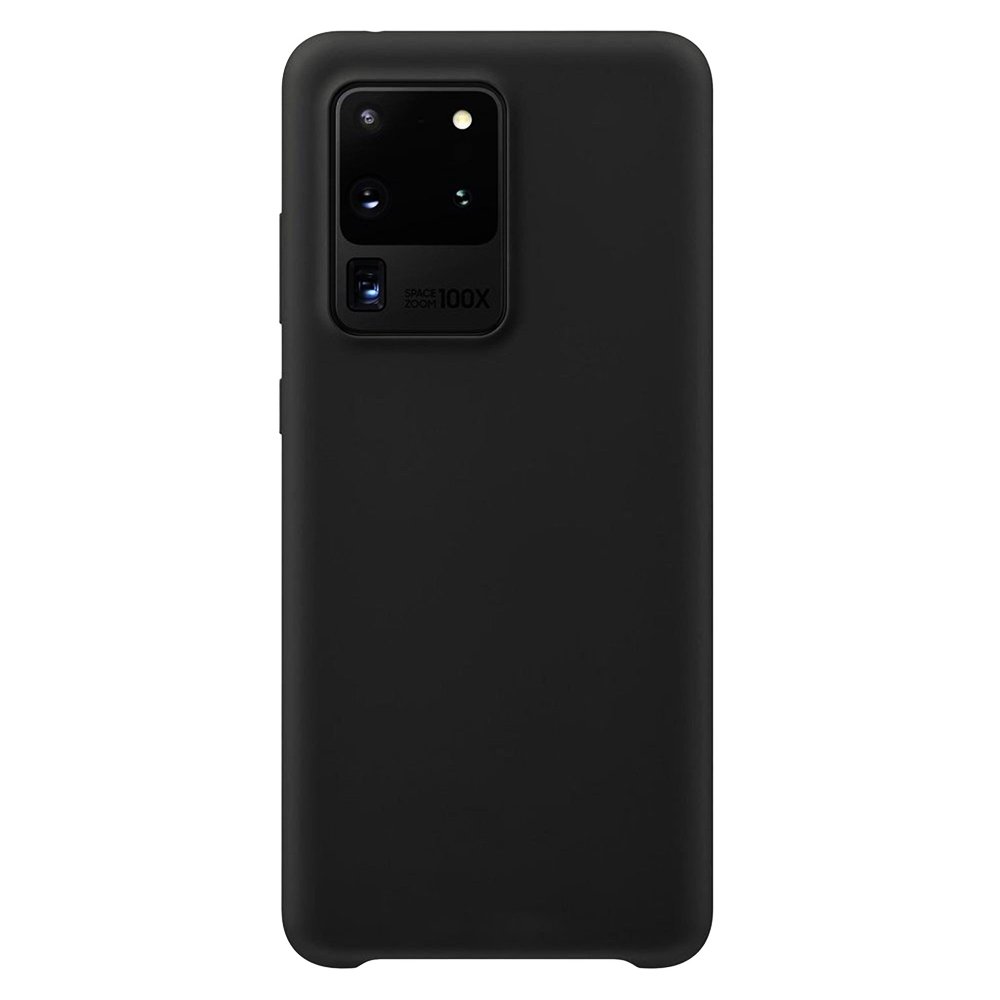 Husa de protectie din silicon pentru Samsung Galaxy S20 Ultra, Negru