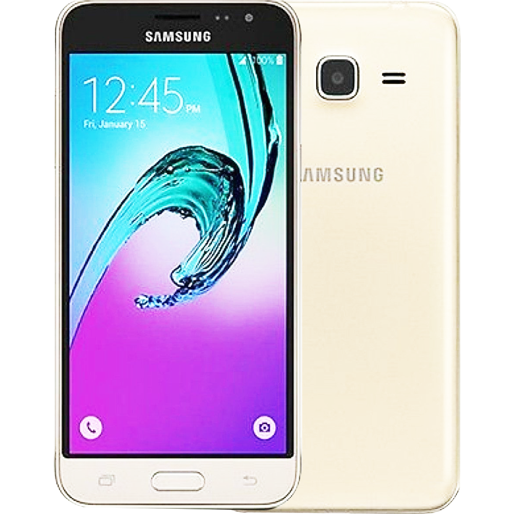 Telefon mobil Samsung Galaxy J3 2016 8GB Dual SIM, Gold