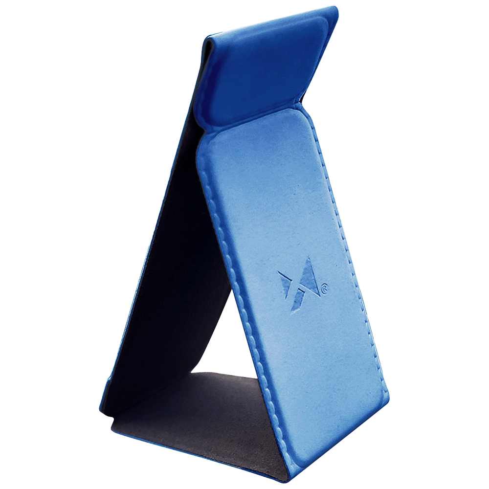 Suport de telefon, Wozinsky, WGS-01SDNB, Forma L, Montare cu adeziv pe carcasa, Albastru inchis