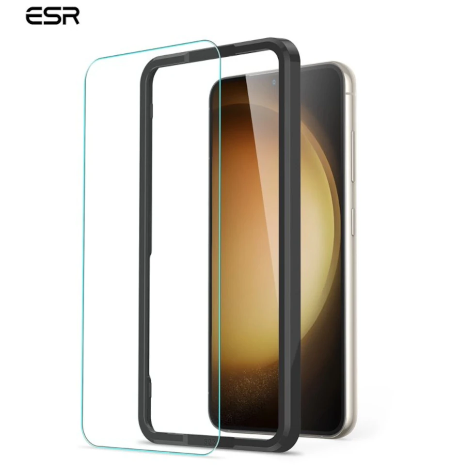 Folie de protecție transparentă Case Friendly ESR Tempered Glass compatibilă cu Samsung Galaxy S23