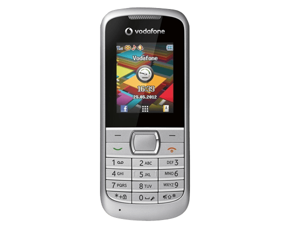 Telefon mobil Vodafone 353 16MB, Black Silver, blocat rețea Vodafone