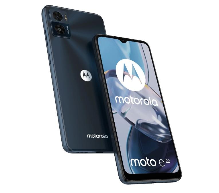 Telefon mobil Motorola Moto E22 64GB 4G Dual SIM, Astro Black