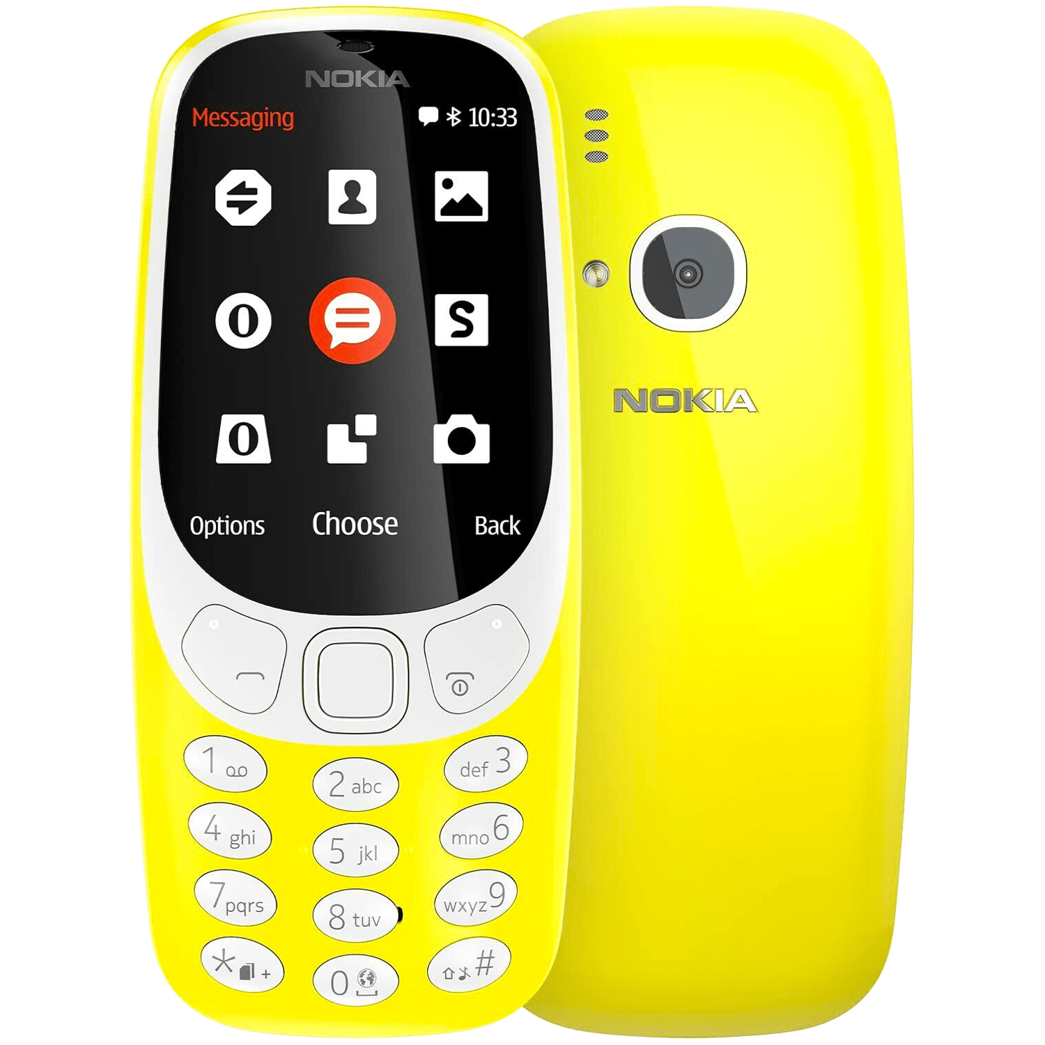 Telefon mobil Nokia 3310 2017 Dual SIM 16MB, Yellow