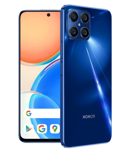 Telefon mobil Honor X8 4G 128GB Dual SIM, Ocean Blue