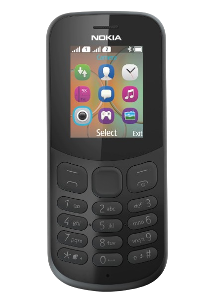 Telefon mobil Nokia 130 2017 4G 8MB, Black