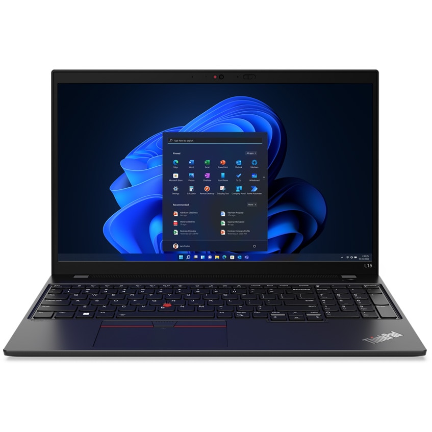 Laptop Lenovo ThinkPad L15 Gen 3, Intel® Core™ i7-1255U, Alder Lake, 15.6″, Full HD, IPS, 16GB, 512GB SSD, Intel Iris Xe Graphics, Windows 11 DG Windows 10 Pro 64