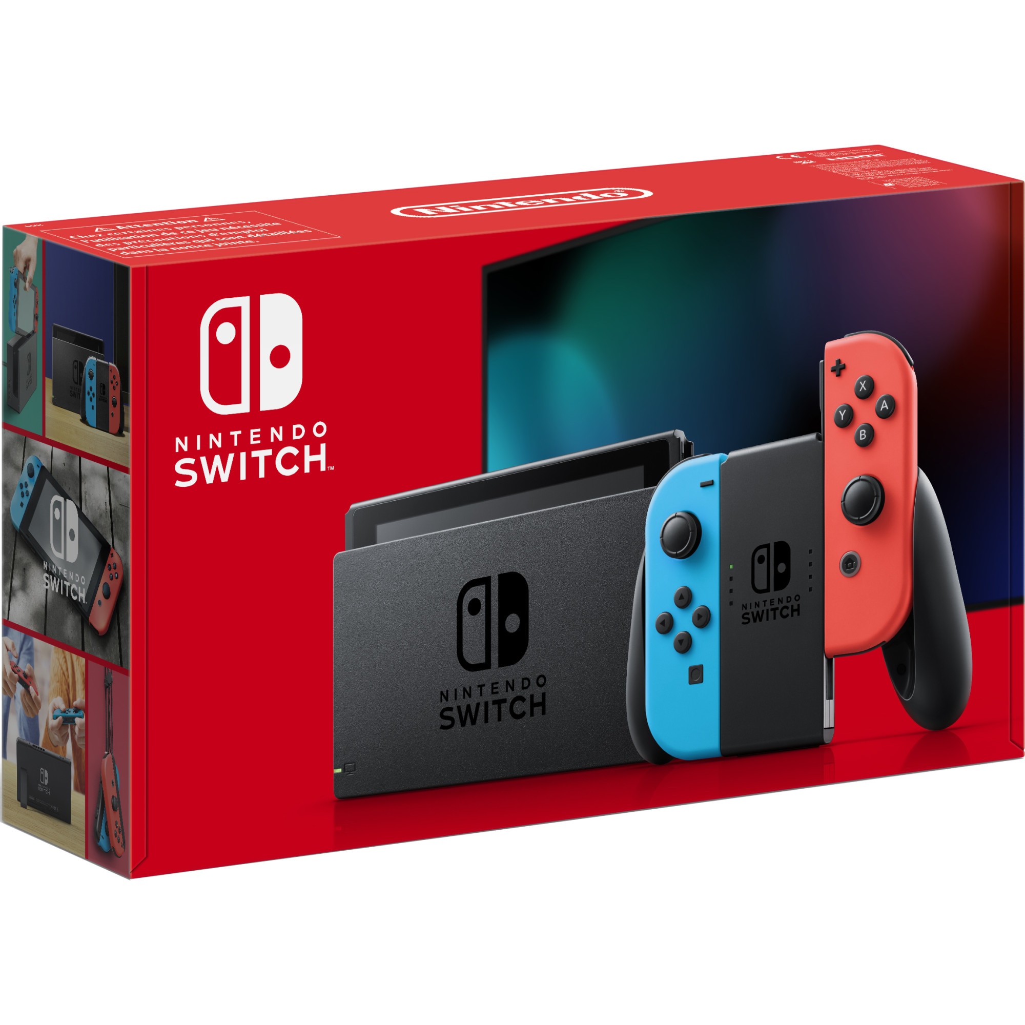 Consolă Nintendo Switch, Red and Blue Joy-Con