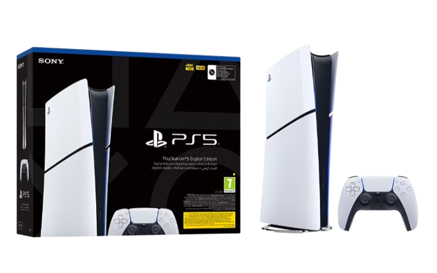 Consolă PlayStation 5 Slim Digital Edition,1TB, D-Chassis, Alb Negru