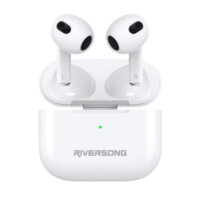 Căști In-Ear Riversong Air Mini Light, Bluetooth, Alb