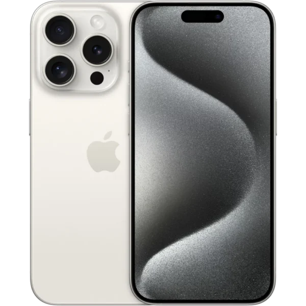 apple iphone pro max white titanium klap