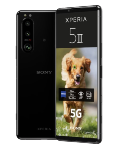 sony xperia III black klap