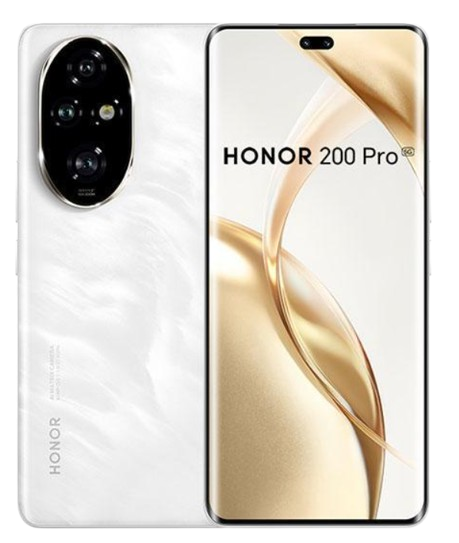 Telefon mobil Honor 200 Pro 512GB 5G Dual SIM, Moonlight White A+