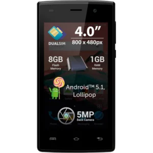 Allview a5 ready black Klap ro