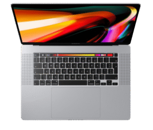 laptop apple macbook pro touchbar silver klap