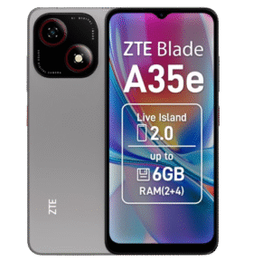 zte blade ae grey klap